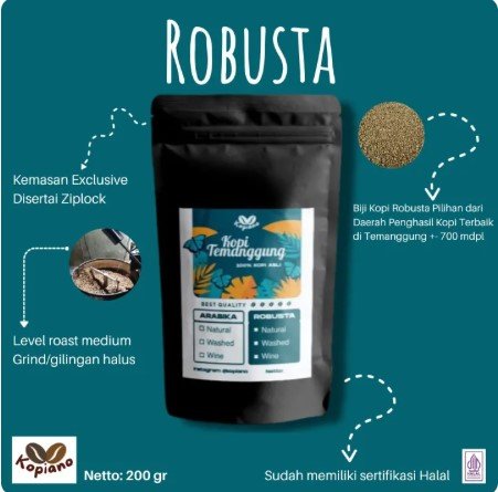 Kopi Bubuk Robusta Temanggung - Makanan
