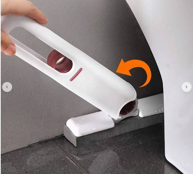 SOYEN Pel Mini Portable Alat Pembersih Lipat Self Squeezing Mop - XTB-001 - White - tampilan 3